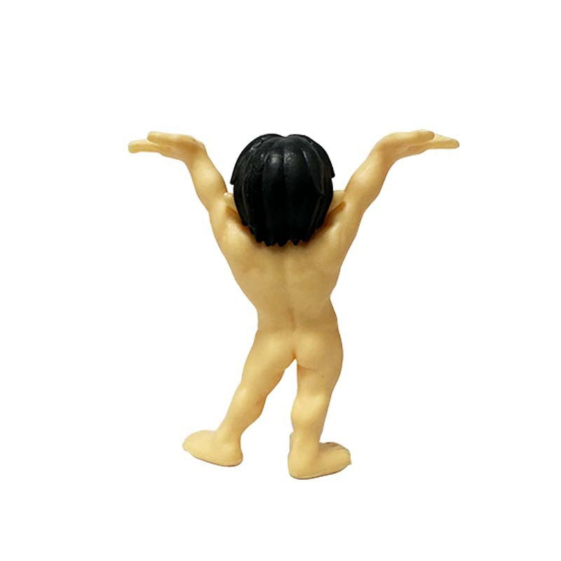6cm Ataque dos Titãs Anime Figura Eren Jaeger Boneco de Ação 5 Peças Coleção Modelo Decoração de Quarto Brinquedos de Presente de Natal para Crianças