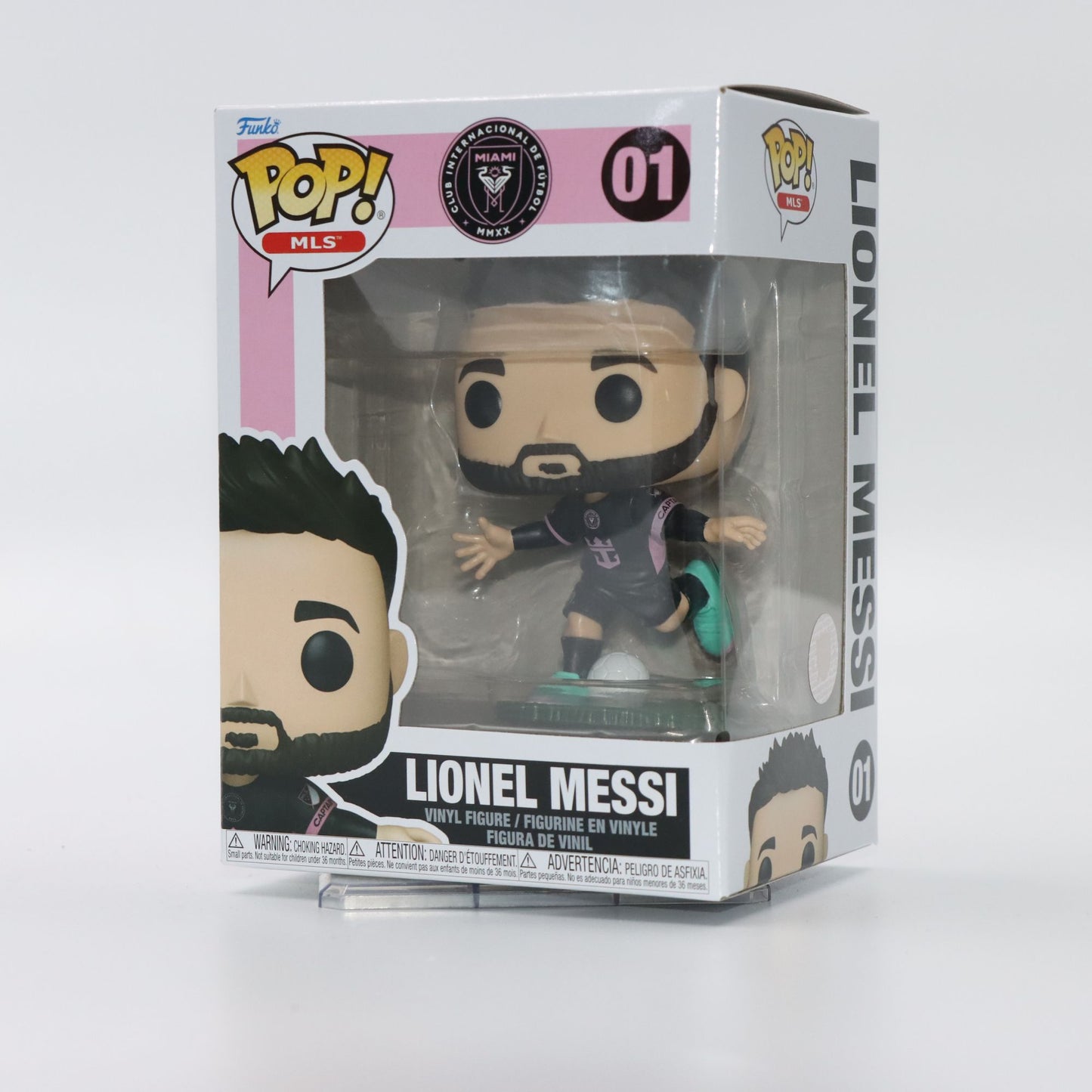 Funko POP Original Copa do Mundo FIFA Inter Miami Football Club Lionel Messi Colecionável Periférico Boneco de Ação Brinquedo Infantil