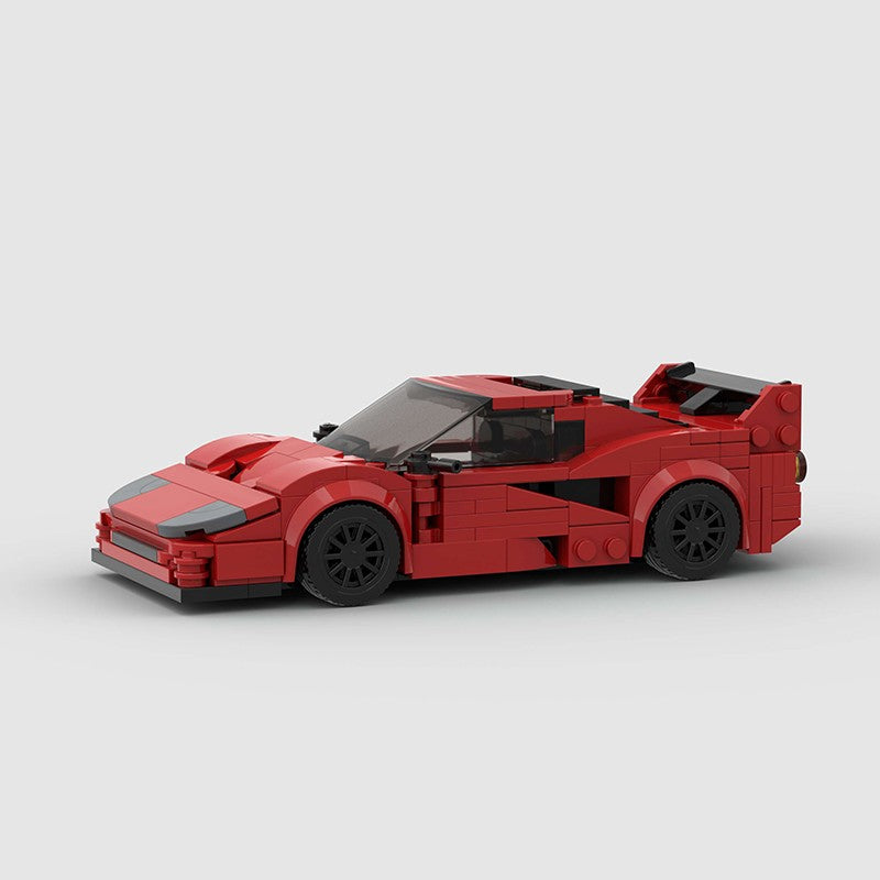 MOC Carro Esportivo de Corrida Veículo Cidade Speed Racer Modelo Técnico Blocos de Construção Tijolos Supercarro F1 Brinquedos Infantis Presentes para Meninos NSX