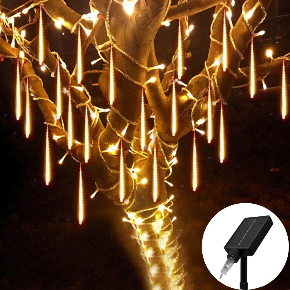 30/50cm Solar LED Meteor Shower Light Holiday String Light Waterproof Fairy Garden Decor Outdoor Led Street Garland Christmas