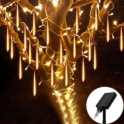 30/50cm Solar LED Meteor Shower Light Holiday String Light Waterproof Fairy Garden Decor Outdoor Led Street Garland Christmas