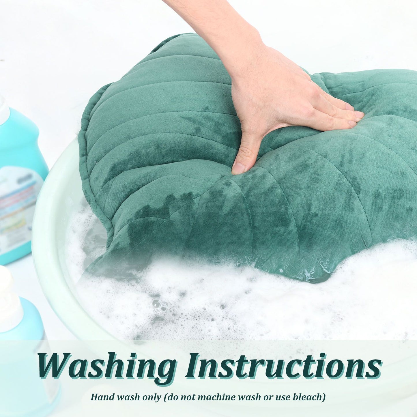 3D Leaf Throw Pillow Soft Plush Leaf Shaped Sofa Cushion 17.7 inch Leaf Shaped Throw Pillow for Bedroom Sofa Couch Decoration