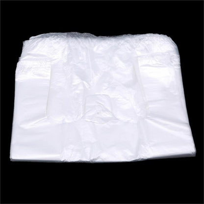 100pcs Transparent Bags Shopping Bag Plastic Supermarket Bags
