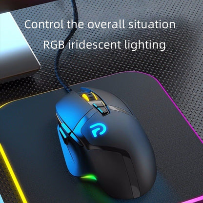 Mouse Gamer com Fio Logitech G402 com 8 Botões Programáveis, Fusion Engine de Alta Velocidade, Iluminação RGB, para Gamers de PC e Notebook