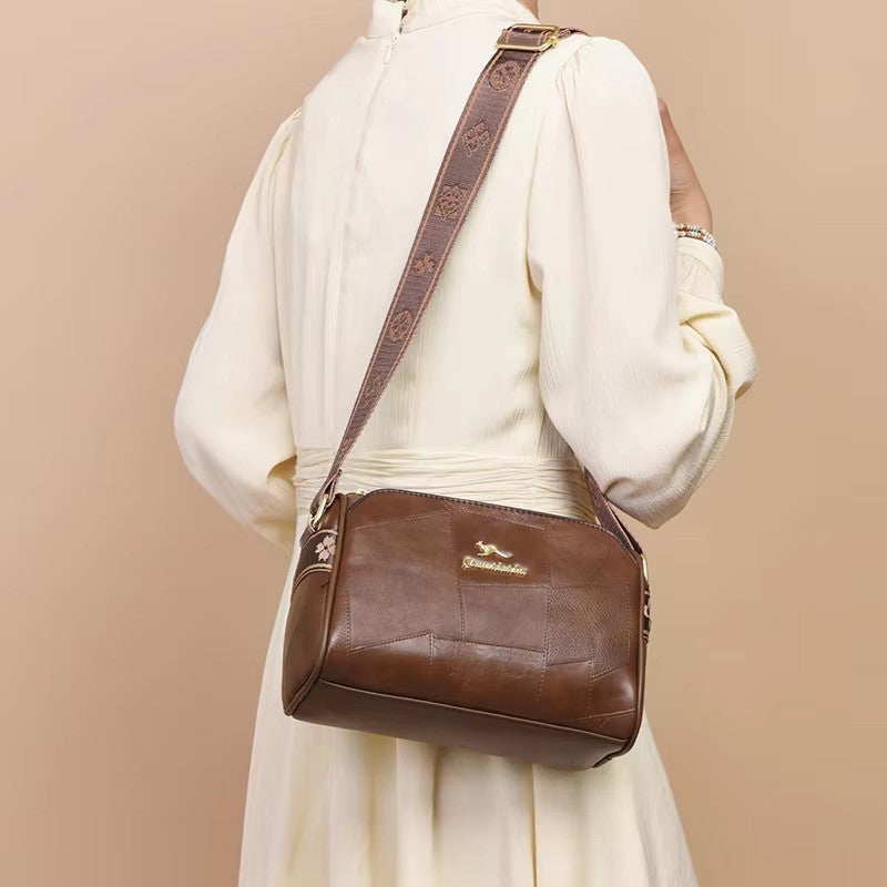 Luxury Kangaroo New Genuine High Quality Soft Leather Women Purses Cofrossbody Bag Designer Brand Ladies Shoulder Crossbody Bags