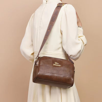 Luxury Kangaroo New Genuine High Quality Soft Leather Women Purses Cofrossbody Bag Designer Brand Ladies Shoulder Crossbody Bags