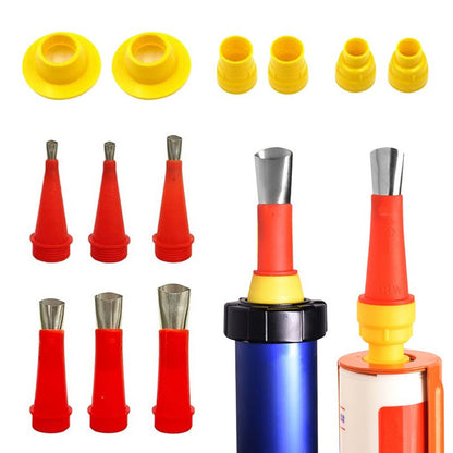 22 PEÇAS Bicos Aplicadores de Calafetagem de Aço Inoxidável, Ferramenta de Acabamento de Calafetagem para Vedantes de Silicone e Cola, para Juntas de Pias de Cozinha e Banheiro