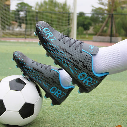 TF/FG Football Field Boots Original Men Women Studded Football Shoes Turf Match Ultralight Soccer Shoes Cleats Unisex Resistant