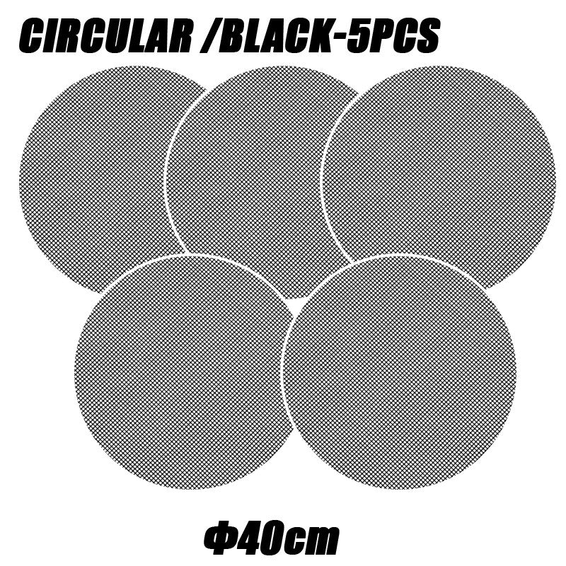 50PCS Non-Stick High Temperature Resistant BBQ Grid Pad Barbecue Mesh Reusable Easily Cleaned Cooking Pads Baking Grill Tool