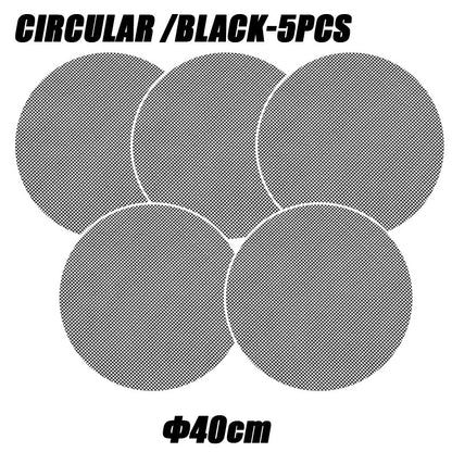 50PCS Non-Stick High Temperature Resistant BBQ Grid Pad Barbecue Mesh Reusable Easily Cleaned Cooking Pads Baking Grill Tool