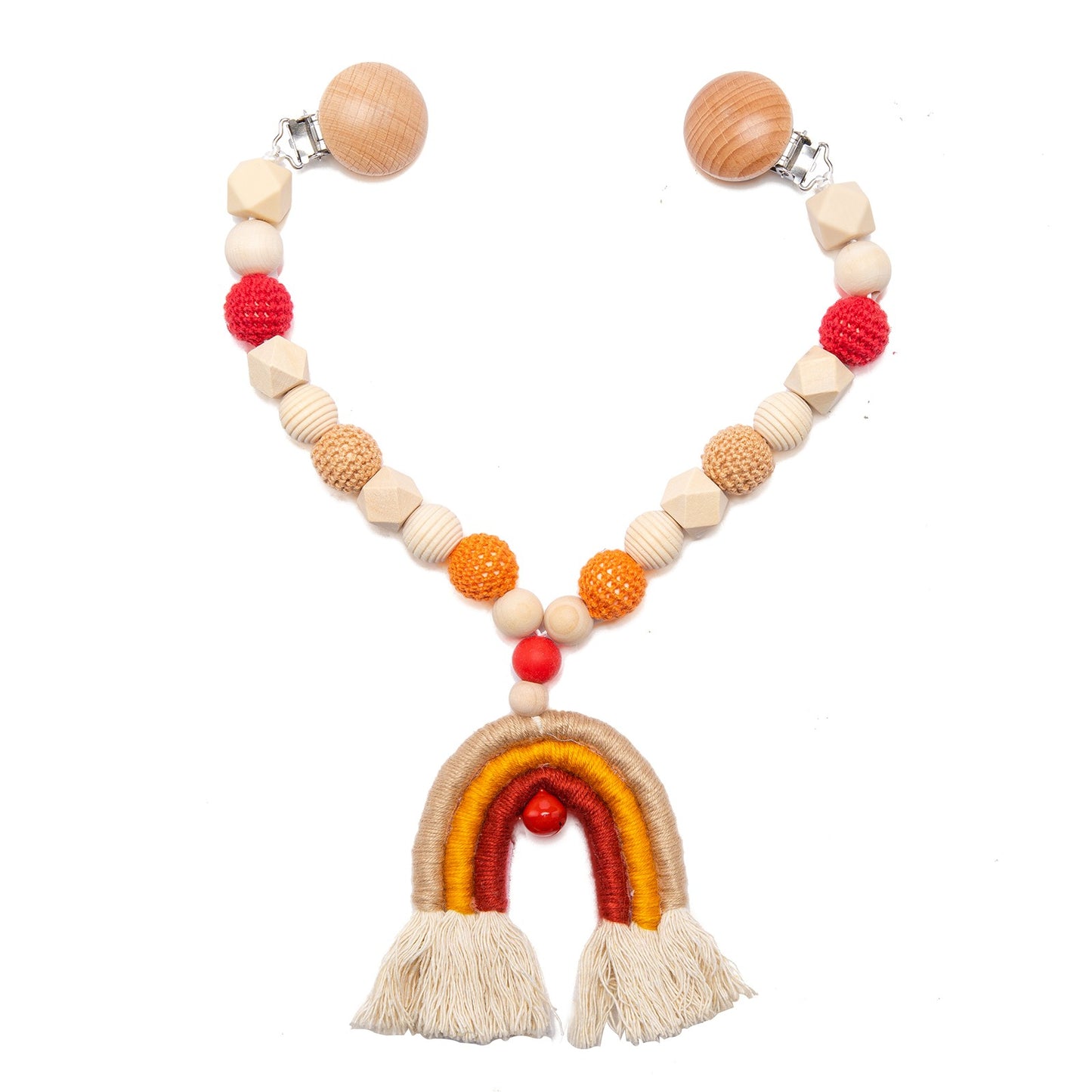 Baby Crochet Stroller Toys Wooden Hanging Ocean Stroller Teething Rattle Bell Animal Mobiles Gym Stroller Pendants Gifts Toys