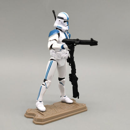 Star Wars Republic 501-st Legion Blue White Trooper 3.75" Loose Action Figure