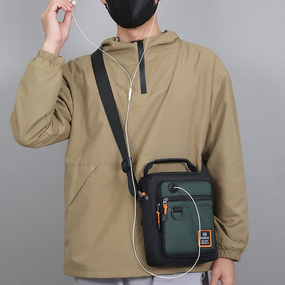 Men's Retro Shoulder Bag - Multi compartment Fashion Crossbody Bag, Perfect for Office or Leisure Use, Gift for Husband or Boyfr