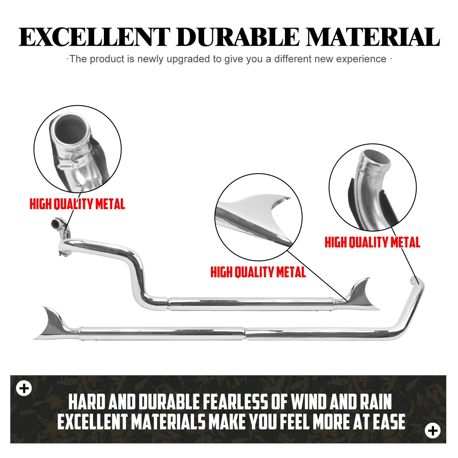 Motorcycle Exhaust Pipe Dual Exhaust System Kit For Harley Softail Fatboy FLSTF Deluxe 2007-2017 Breakout FXSB 13-16 Accessories
