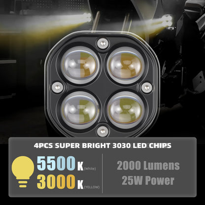 NICECNC para Yamaha Tenere 700 2019-2024 2020 2021 2022 2023 Luz Auxiliar de LED para Motocicleta Kit de Luzes Adicionais Dianteiras