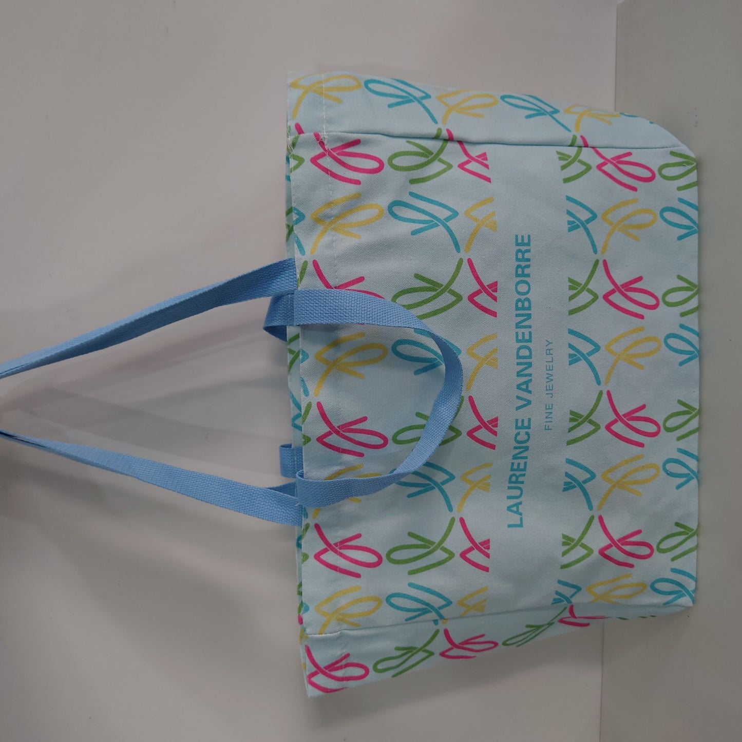 Wholesale 100pcs/Lot Custom Logo Printed Natural Cotton Canvas Shopping Take Out Bags with Double Handles for Trade Show School