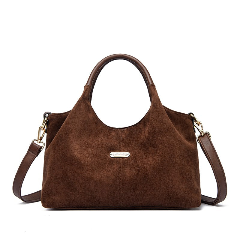 Genuine Brand Suede Handbags Soft Leather High Quality Women Bag Small Casual Female Messenger Shoulder Bag Ladies Crossbody Bag