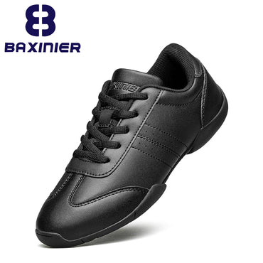 BAXINIER Girls Cheer Shoes for Women White Cheerleading Dance Sneakers Youth Shool Walking Shoes Athletic Training Tennis