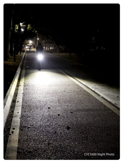 CYCLAMI Hanging Bike Headlight GoPro Ultra Bright Wireless Remote Front Lamp MTB Road High Brightness White CYC 1600 Lumen Light