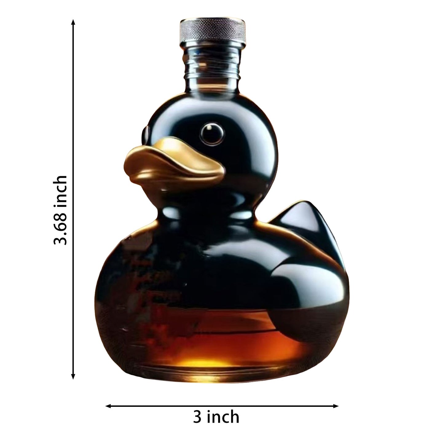 Suportes para Vinho de Cozinha Pato Engraçado Garrafa 10 oz Copos de Uísque Gravados Copos para Homens Copos de Degustação Mini Pato Criativo