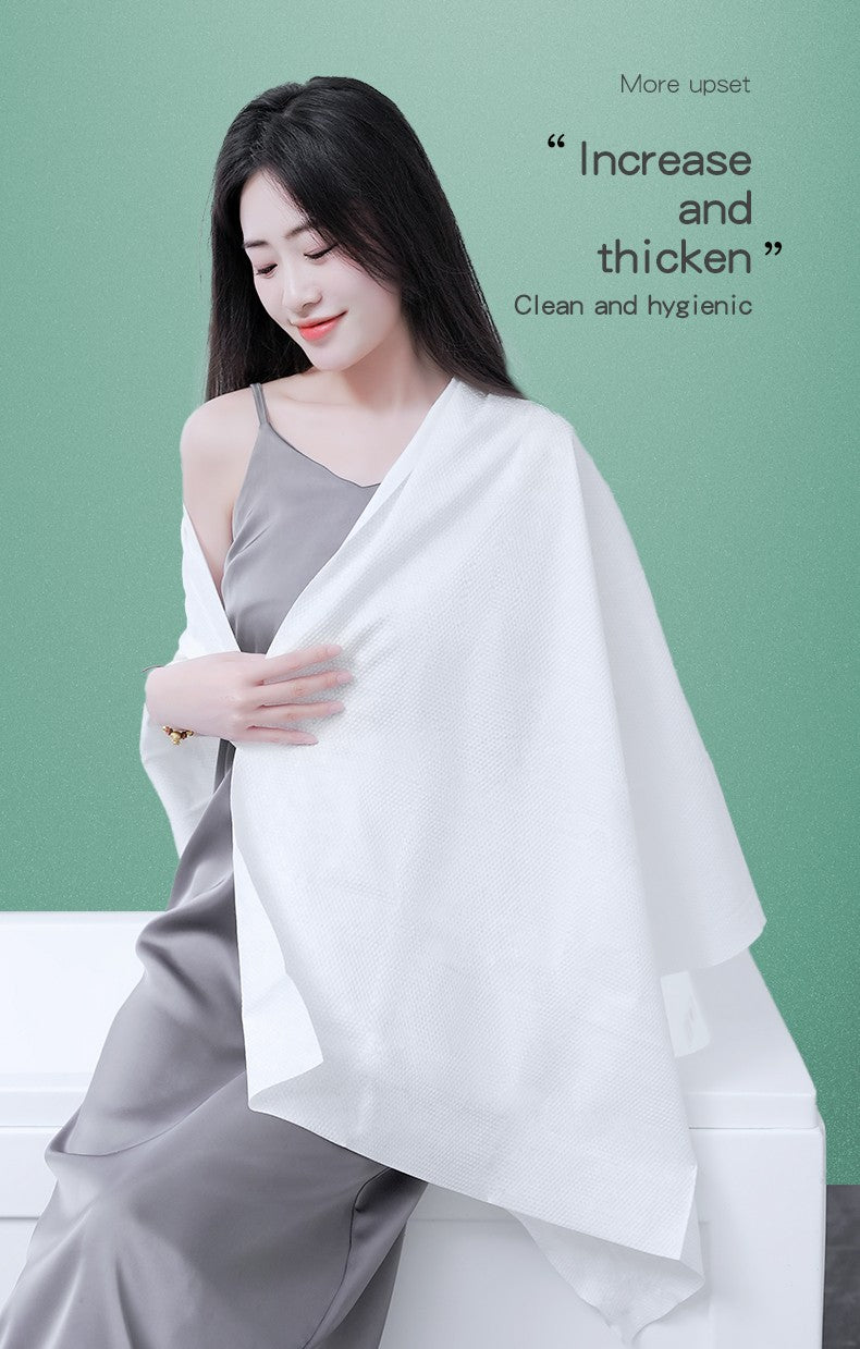 Premium Compressed Towel Tablets Disposable Towel Large Bath Towel Reusable Travel Towel for Hotel Camping Mountaineering Sports