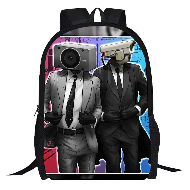 Mochila Infantil Skibidi Toilet para Crianças Mochilas Escolares para Meninos Anime Skibidi Mochila Meninas Desenho Animado Impermeável Bolsa Escolar Primária