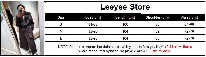 Solid Fur Collar Woolen Maxi Coat Women Fashion Lapel Full Sleeve Lace Up Pocket Loose Long Jacket Lady Autumn Daily Street Wear