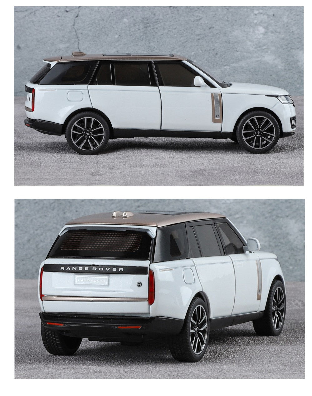 1:32 Land Rover Range Rover SV2022 SUV Diecast Alloy Model Computer Desktop Ornaments Miniatures Model Present for Childrens