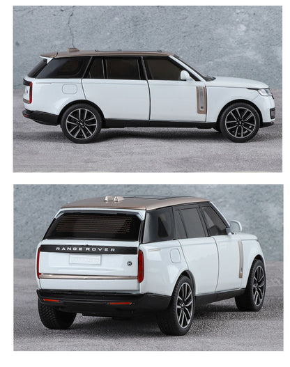 1:32 Land Rover Range Rover SV2022 SUV Diecast Alloy Model Computer Desktop Ornaments Miniatures Model Present for Childrens