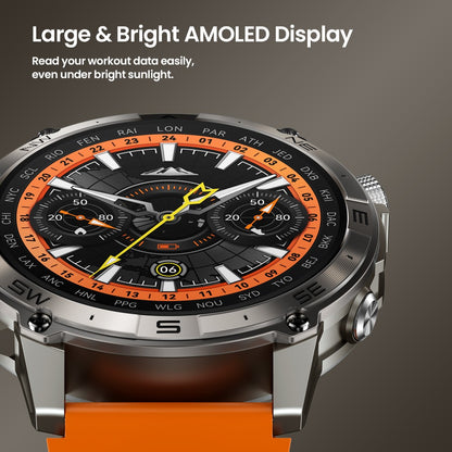 Zeblaze Stratos 2 Plus GPS Sports Smart Watch Bússola Integrada Altímetro Barométrico Tela AMOLED de 1.43'' Smartwatch com Chamada de Voz
