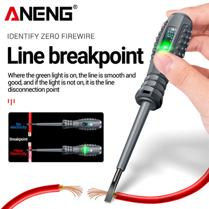 Chaves de fenda ANENG B05 de fenda/cruz Indicador de lâmpada neon Medidor Caneta elétrica Caneta testadora de bolso isolada para eletricistas Ferramentas