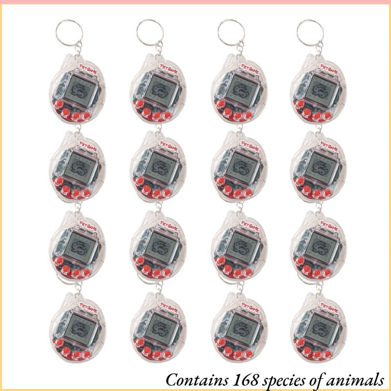 6-48PCS Virtual Pet Keychain Digital Pet Electronic Handheld Game Video Game Party Birthday Nostalgic 90s