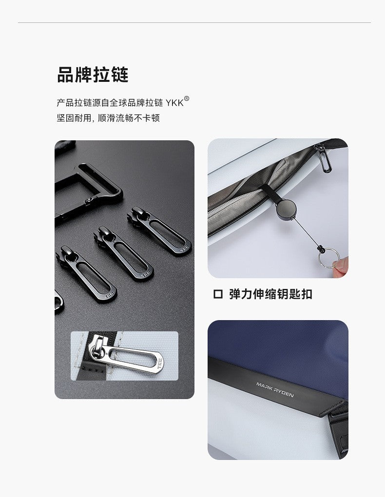 Mark Ryden Quality Waterproof Men Shoulder Bag For 11 iPad Large Capacity Men Travel Business Bags Male Crossbody Messenger Bag