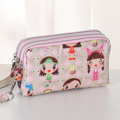 New large-capacity ladies' mobile phone bag, ins European and American style wrist strap loose change clutch