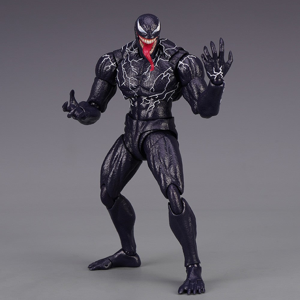 Venom AMAZING YAMAGUCHI legends Boneco de Ação Articulado Modelo de Estátua com Rosto Mutável Colecionável para Crianças Presente Brinquedo