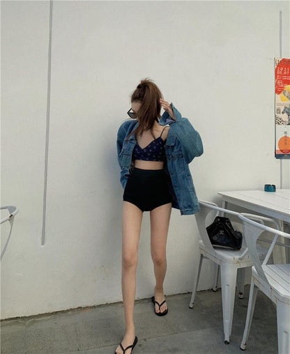 Black Shorts Women Skinny High Waist 5XL Solid Summer New Hot Girl Dancing Hipster K Pop Sexy Club Streetwear Hip Hop Casual Ins