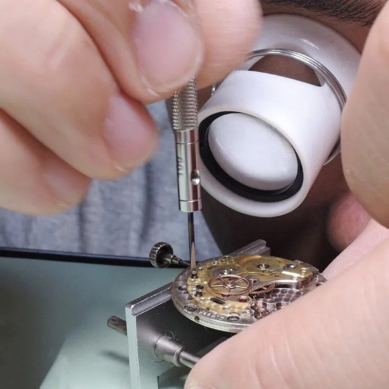 5 unidades/conjunto Chave de Fenda de Aço de 0,8-1,6 mm para Reparo de Relógios Ferramentas Portáteis para Relógios Remoção de Pulseiras com Mini Pinos Ferramentas de Relojoeiro