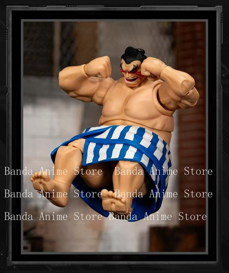 Jada Toys Street Fighter 2 Gouki M Bison  E Honda Action Figure Genuine Figurines PVC Collection Boxer Balrog Game Toy Gift