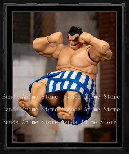 Jada Toys Street Fighter 2 Gouki M Bison  E Honda Action Figure Genuine Figurines PVC Collection Boxer Balrog Game Toy Gift