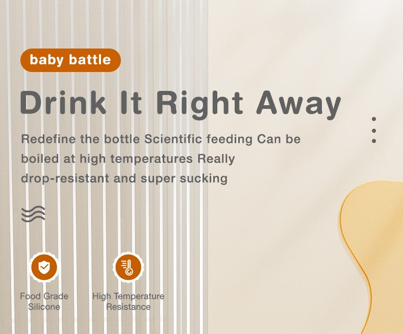 Newborn Glass Bottles 90/160ML Anti-Choke Baby Bottle Anti-flatulence Milk Feeding Bottles Infant BPA Free For 0-6Month