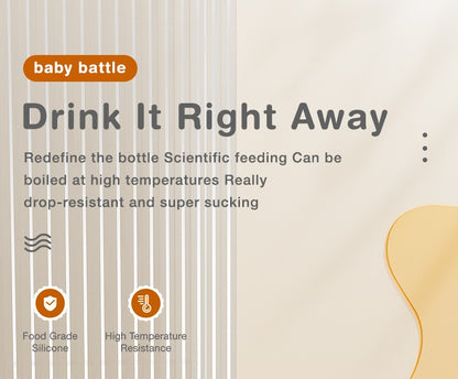 Newborn Glass Bottles 90/160ML Anti-Choke Baby Bottle Anti-flatulence Milk Feeding Bottles Infant BPA Free For 0-6Month