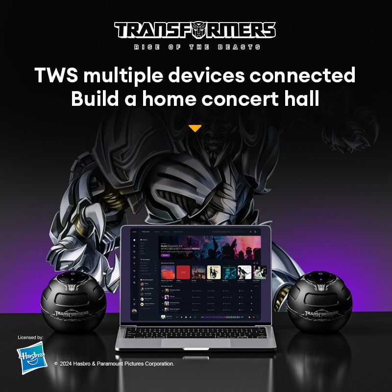 Escolha TRANSFORMERS TF-Y17 Alto-falante Portátil de Longa Duração Caixa de Som Multifuncional Estéreo Sem Fio Bluetooth
