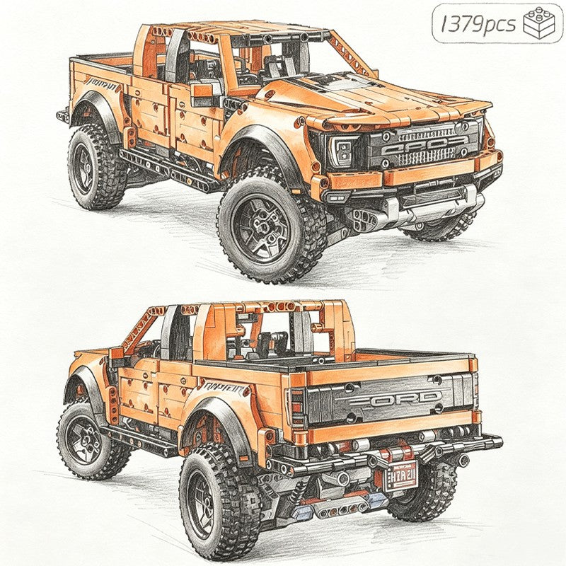 NEW Technical Upgrade Version Model Building Blocks MOC Bricks Assembly Christmas Gifts Toys for Children Adults Fast Shipping