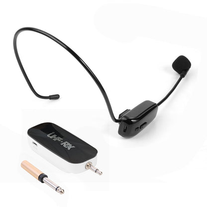 Microfone Headset Sem Fio Portátil UHF com Receptor para Ensino Acessórios para Fone de Ouvido