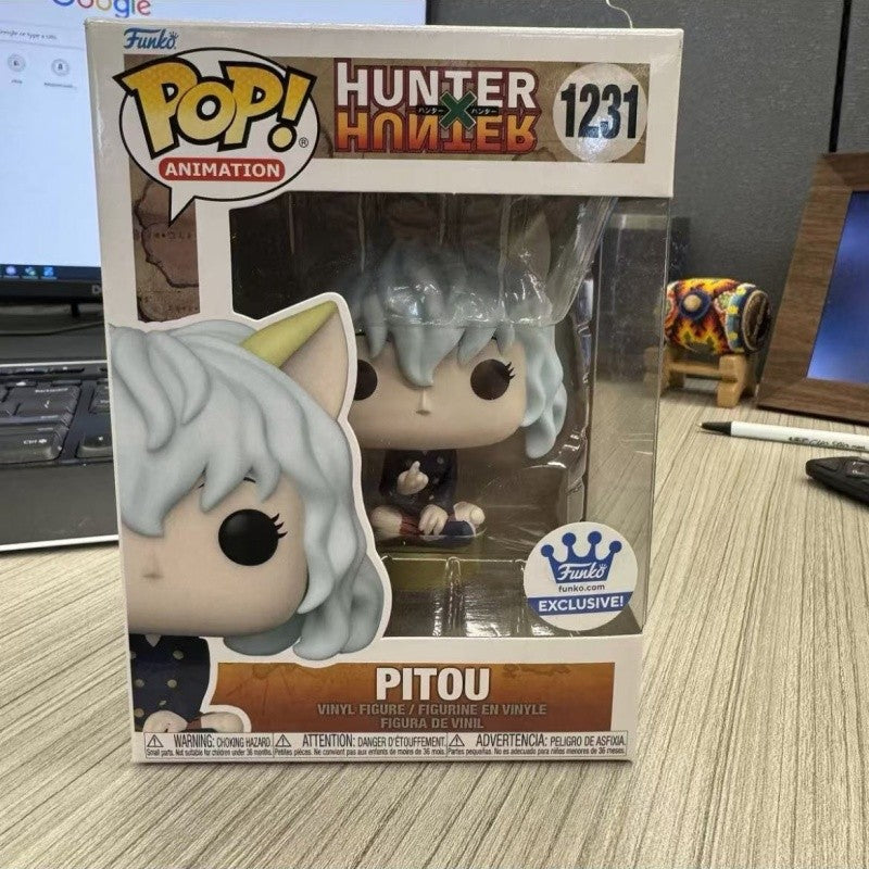 Hunter X Hunter Funko Pop Action Doll Model Anime Killua Zoldyck Kite Bisky Netero Sculpture Dolls Limited Edition Model Toys