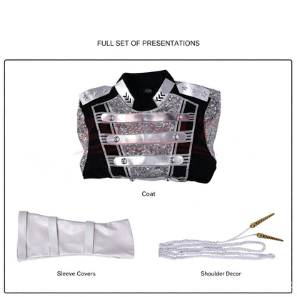 Punk Rock Michael Jackson Germany Military Cool Gaorgeous Teaser Jacket Outerwear for Collection costume