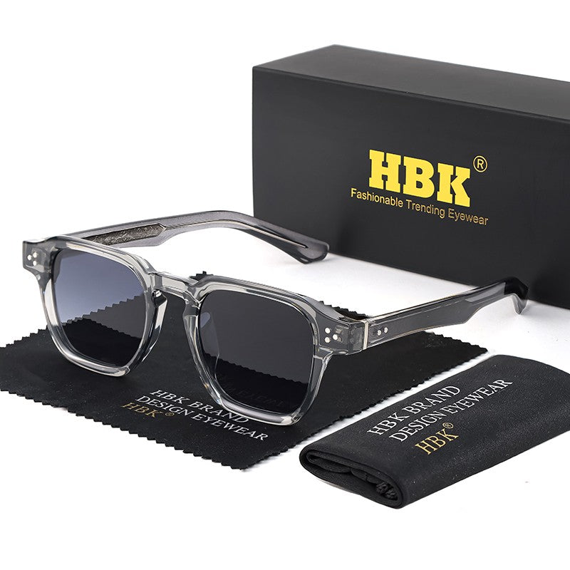Óculos de Sol Punk HBK Fashion para homens Óculos de Sol Quadrados Clássicos Esportes ao Ar Livre Festa Férias Viagem Condução Pesca Óculos