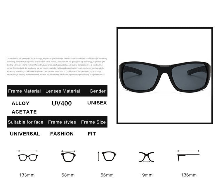 New Square Sun Glasses for Men Women Brand Design Travel Driving Sunglasses Male Anti-glare Mirror QS930 Eyewear UV400