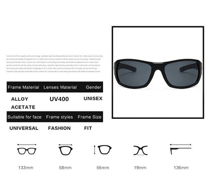 New Square Sun Glasses for Men Women Brand Design Travel Driving Sunglasses Male Anti-glare Mirror QS930 Eyewear UV400