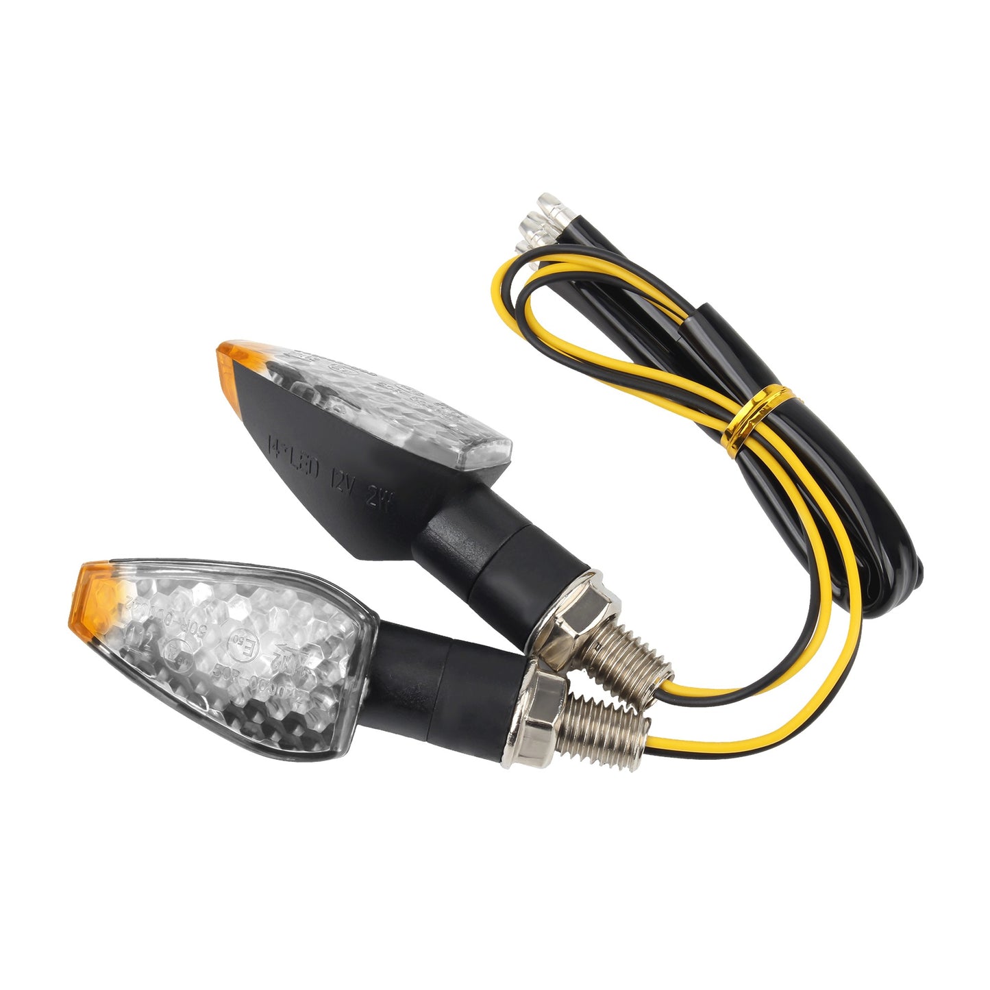 2pcs/4pcs Motorcycle LED Turn Signals Flashing  DRL for Scooter Moped ADV Dirt Bike ATV Universal Accessories Modification